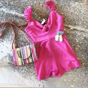 Hot Pink Romper